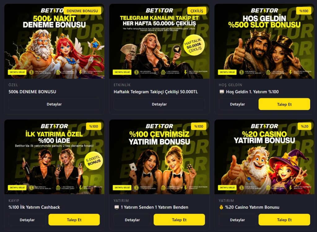betitor promosyonlar